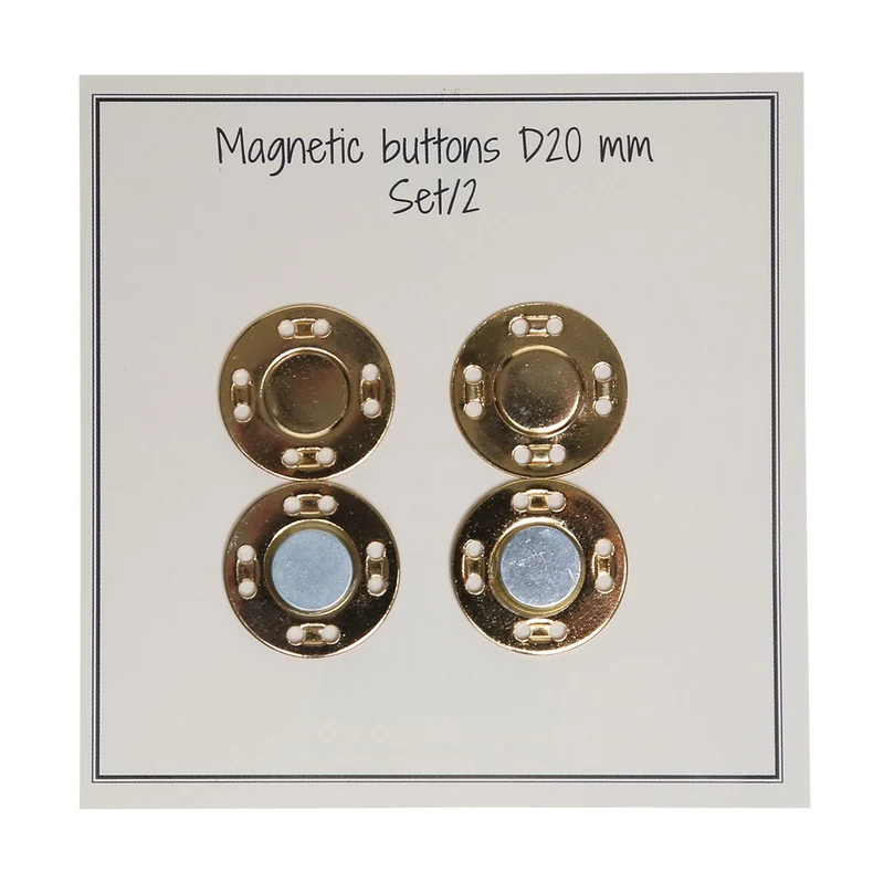 Magnetiska knappar – 20 mm