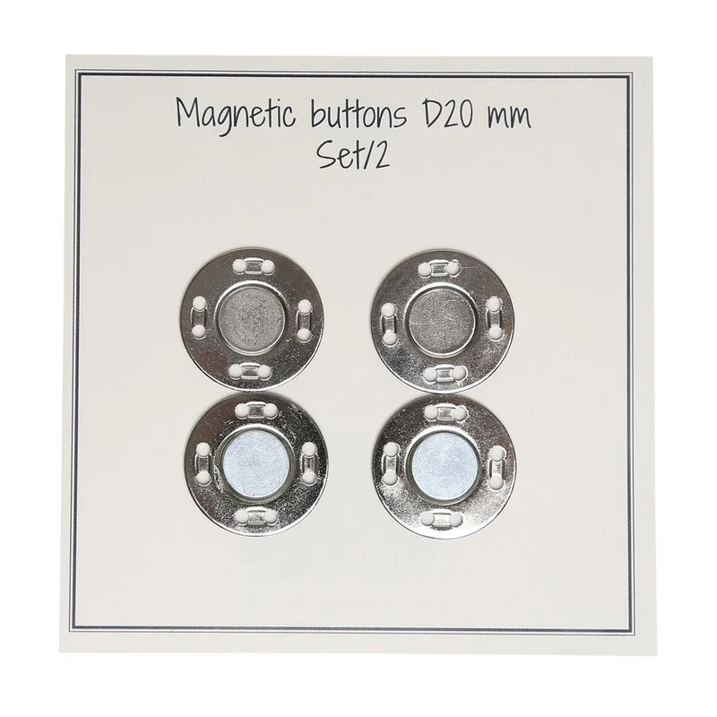 Magnetiska knappar – 20 mm