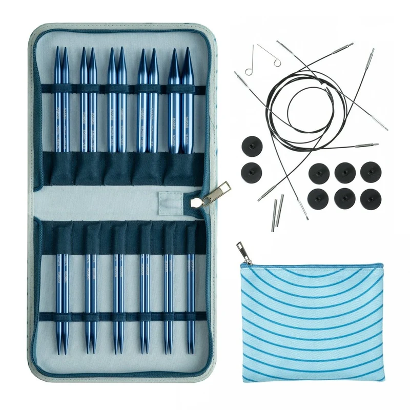 Stellar Set med utbytbara ändstickor Deluxe - Safir