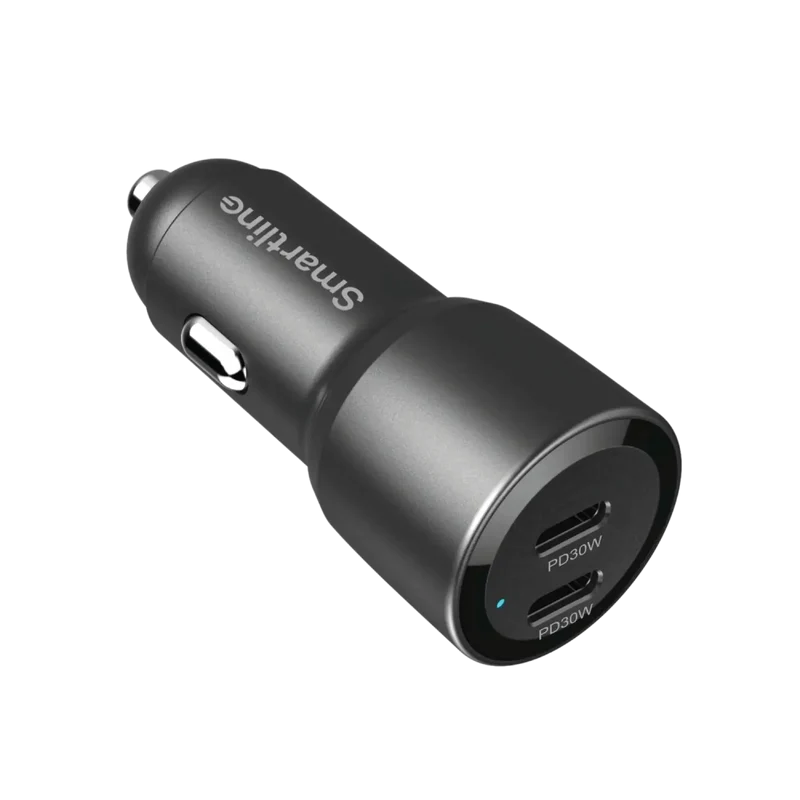 Snabb billaddare 2x USB-C 30W PD3.0