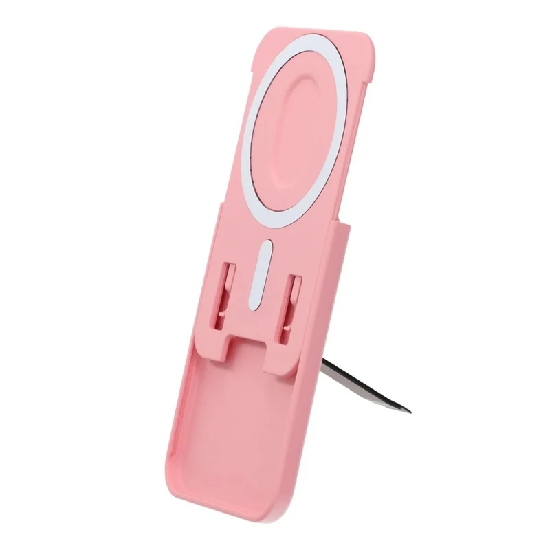Utfällbar korthållare med MagSafe och stativ - Rosa