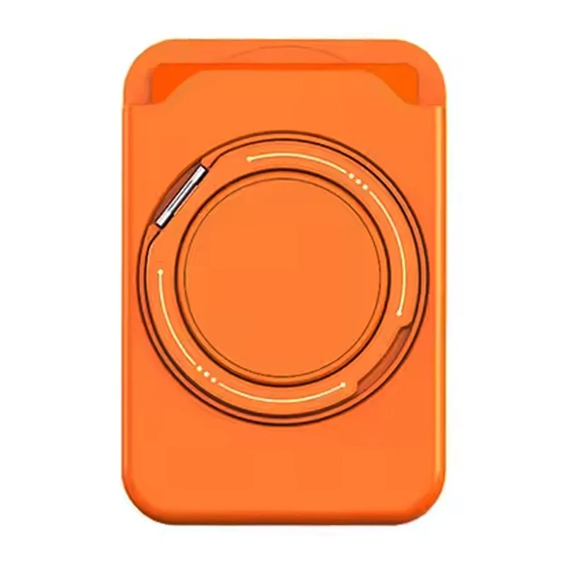 MagSafe korthållare med roterande Ringstativ - Orange
