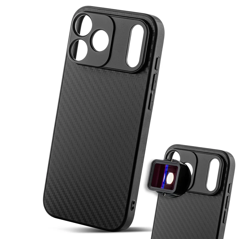 MOJOGEAR 17mm lens case for iPhone 17 Pro Max - Carbon