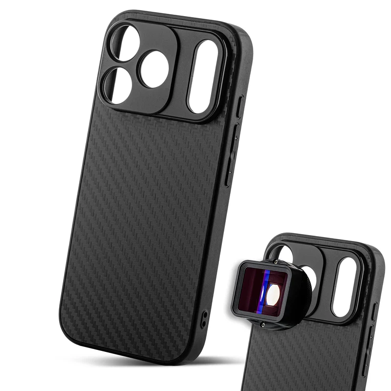 MOJOGEAR 17mm Lens Case for iPhone 17 Pro - Carbon