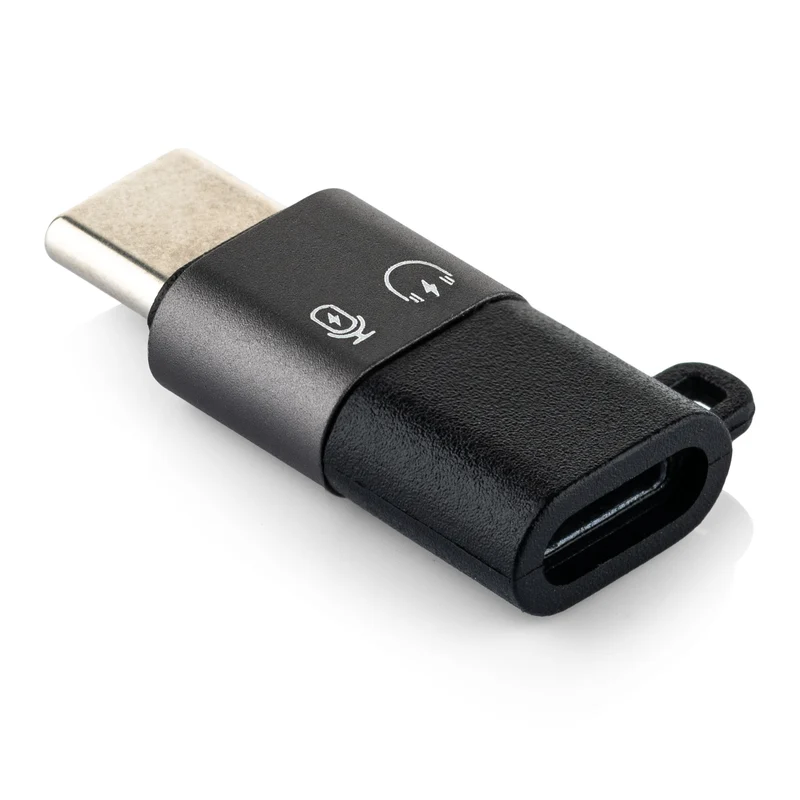 MOJOGEAR Lightning to USB-C OTG Adapter for Audio/Microphone + Data