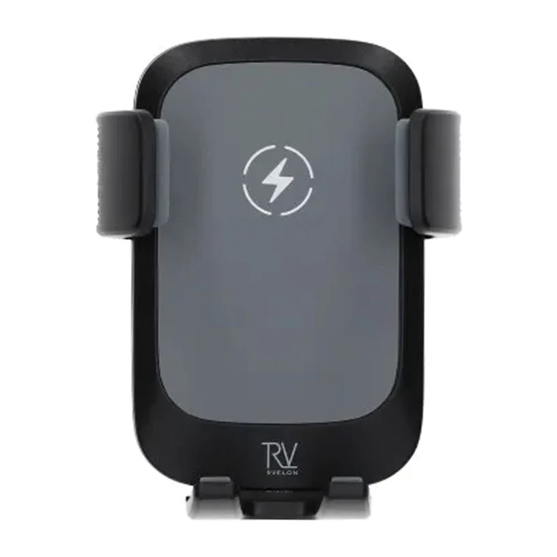 Rvelon Trådlös Billaddare med Mobilhållare USB-C