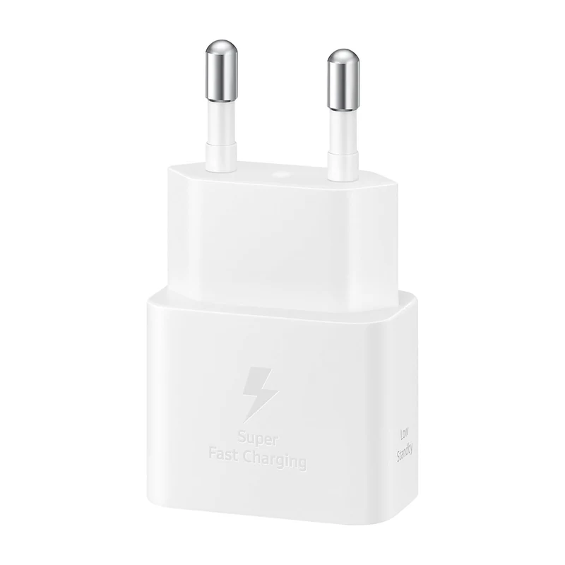Samsung 25W USB-C GaN Strömadapter med kabel - Vit