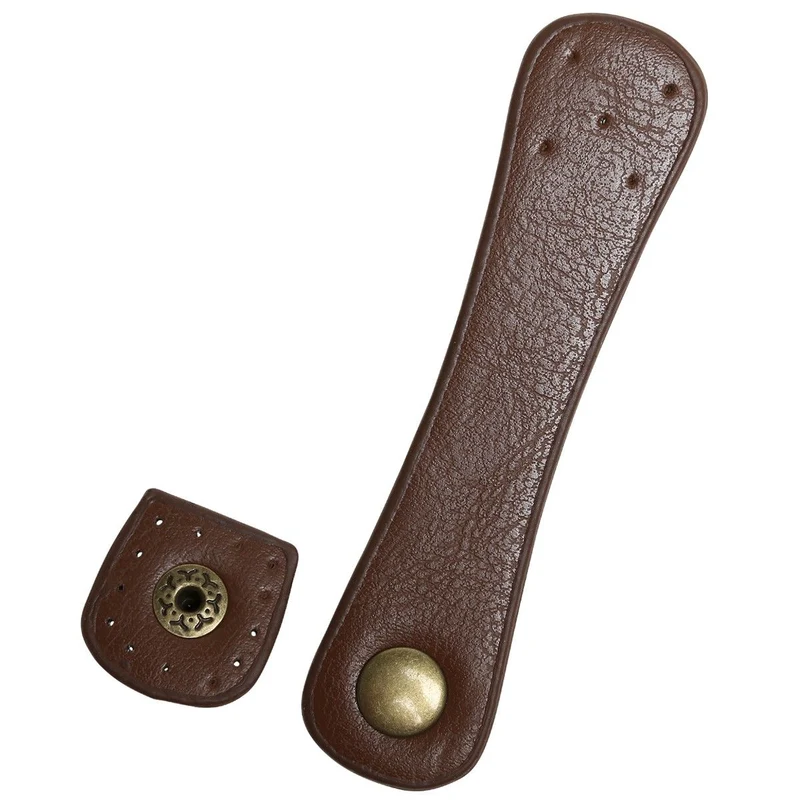 Rem med tryckknapp PU läder 11 x 2 cm