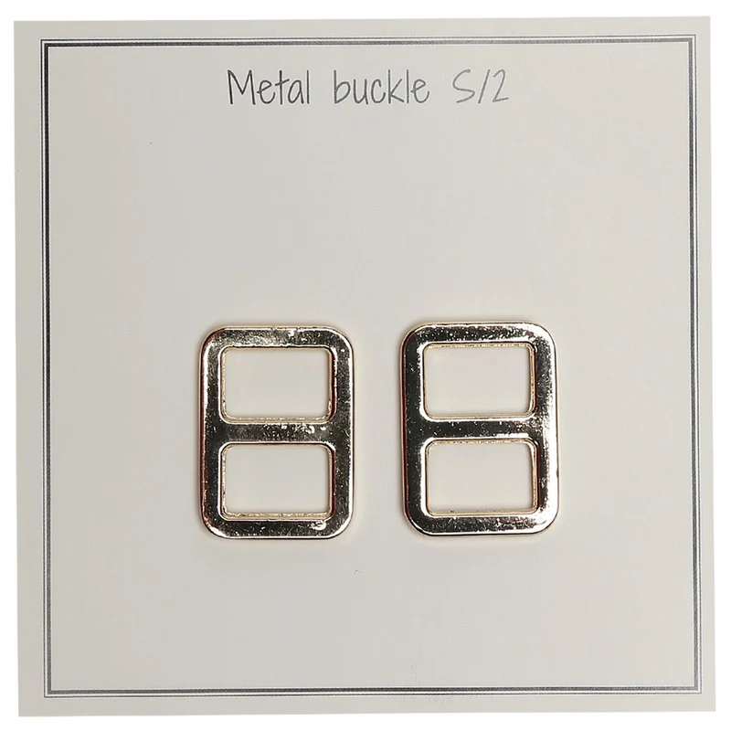 Metallspänne 25 x 19 mm – Flera färger