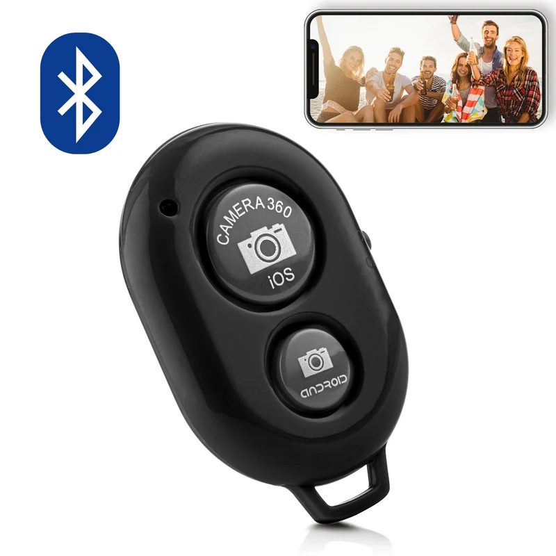 Bluetooth Remote Shutter Control for Smartphone Camera - Various Colors