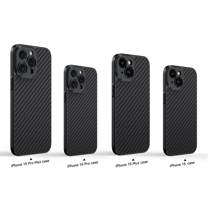 17mm lens case for iPhone 15 - carbon