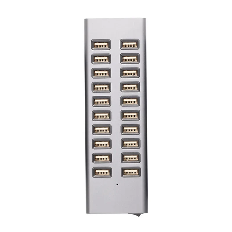 USB Multiadapter med 20st USB-A 2.0 uttag 90W