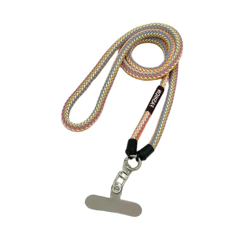 Mobilband Halsband Flätad Universal - Regnbågsfärgad