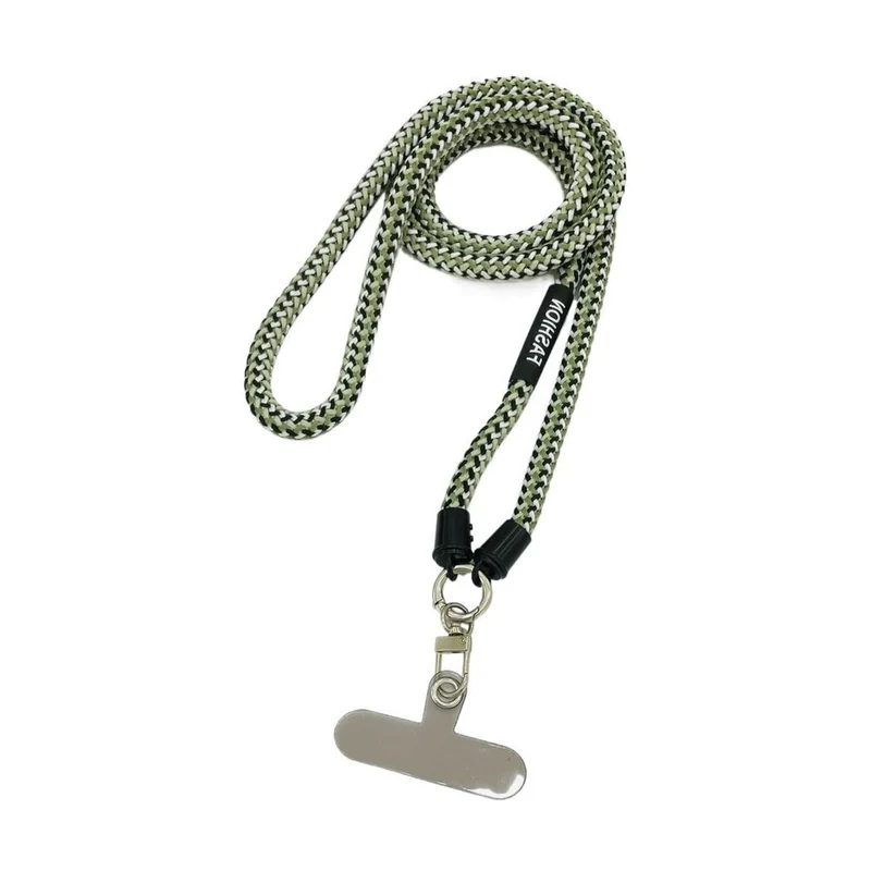 Mobilband Halsband Flätad Universal - Mörkgrön