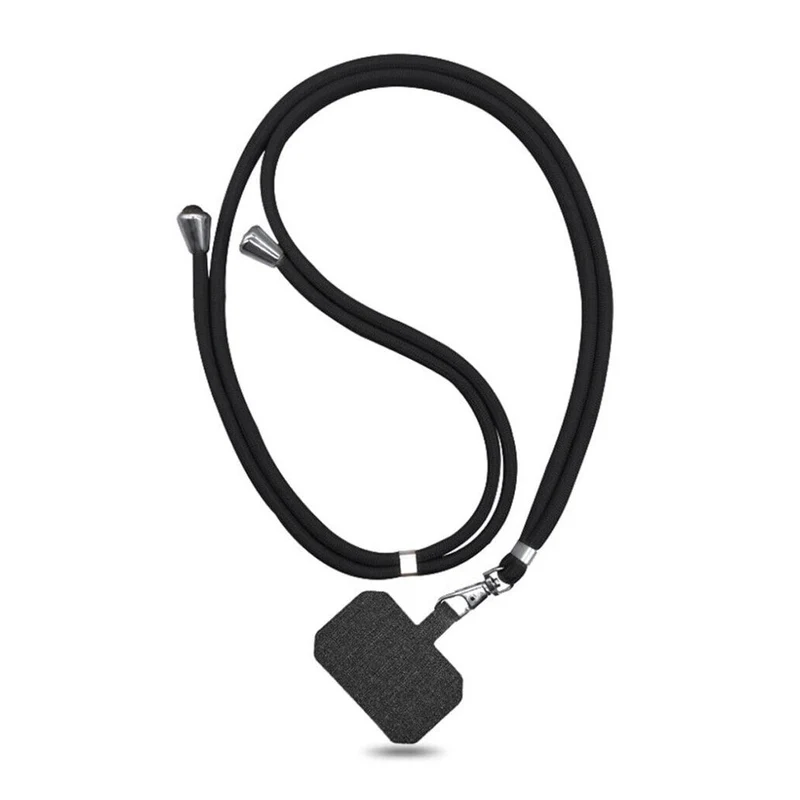 Mobilband Halsband Justerbart Universal - Svart