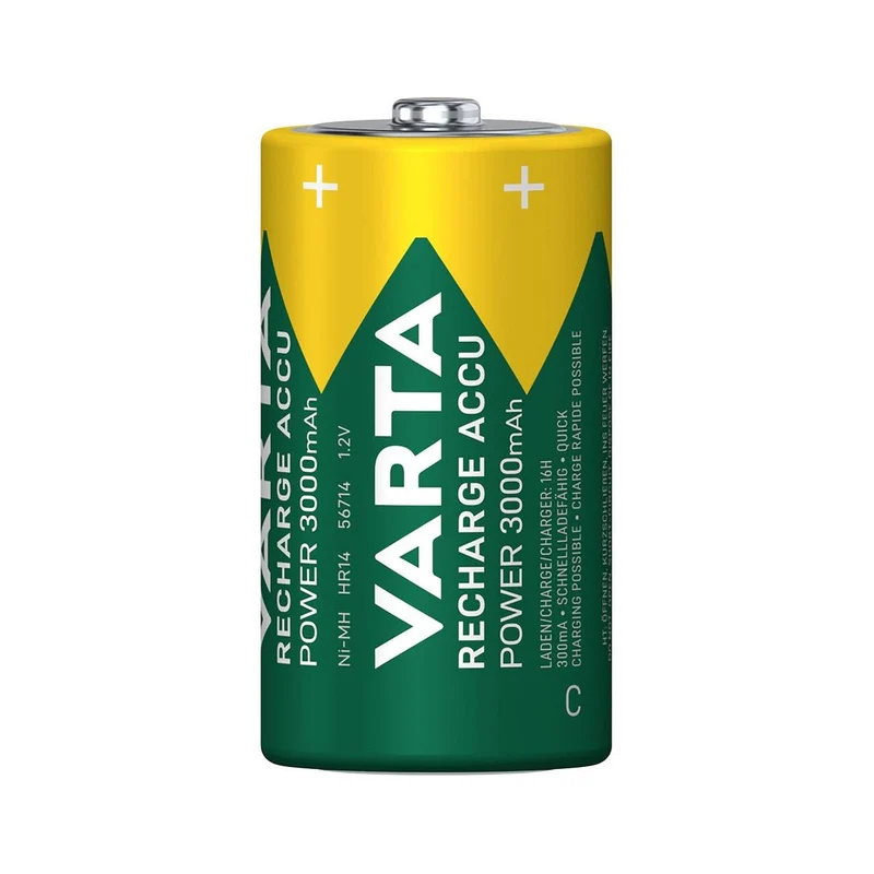 Varta C Batteri 3000mAh BLI2 C batteri uppladdningsbart 1.2V - 2-pack