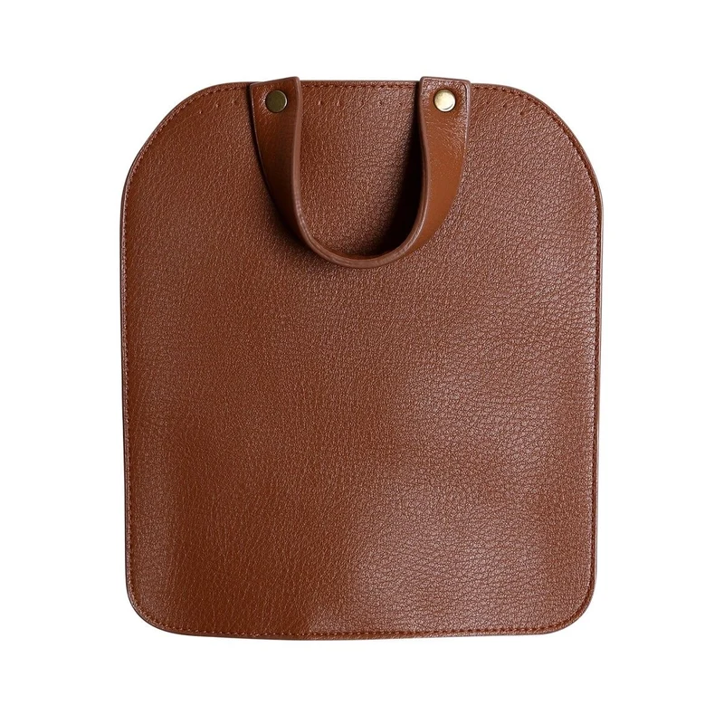 Flapp lock m/Magnetisk Knapp - Brun/Brons