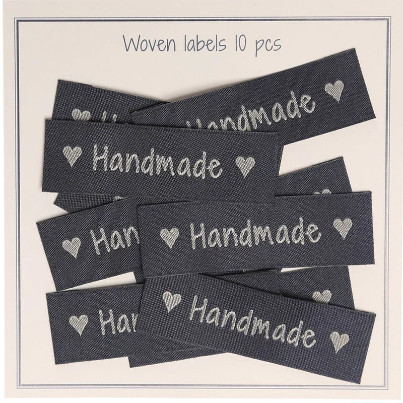10 Labels - Handmade - 5 cm
