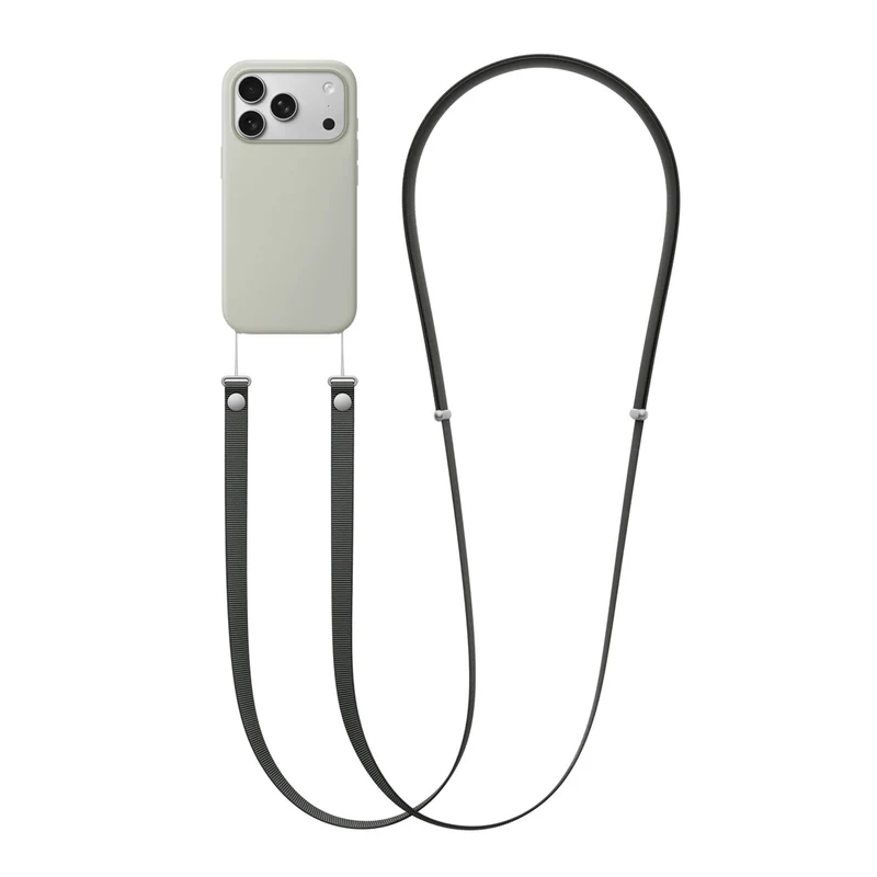 Crossbody Strap för iPhone mobilskal - Svart