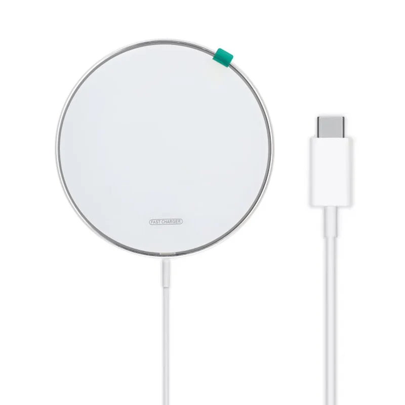 Trådlös Laddare 15W Aluminum - Vit