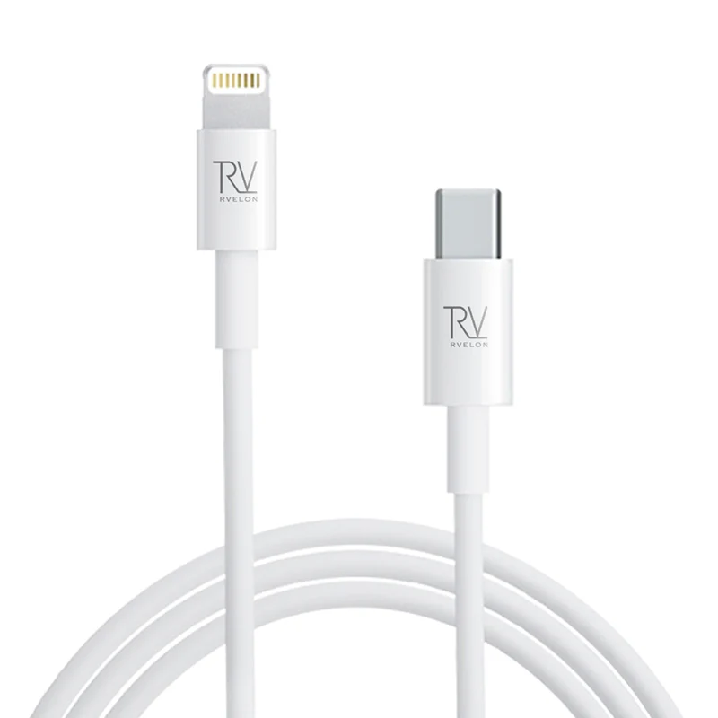 Rvelon USB C till Lightning Kabel 1m