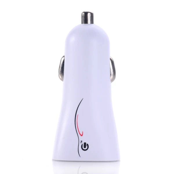 Billaddare USB-A 5V 2.4 A - Vit