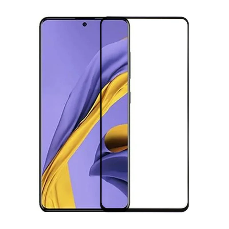 Skärmskydd och kameraskydd Samsung Galaxy A51- 3D Härdat Glas