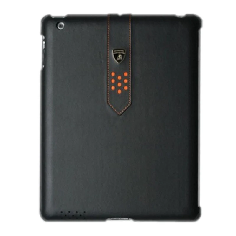 Skal och Fodral Lamborghini iPad 2 och 3 - Svart och Orange