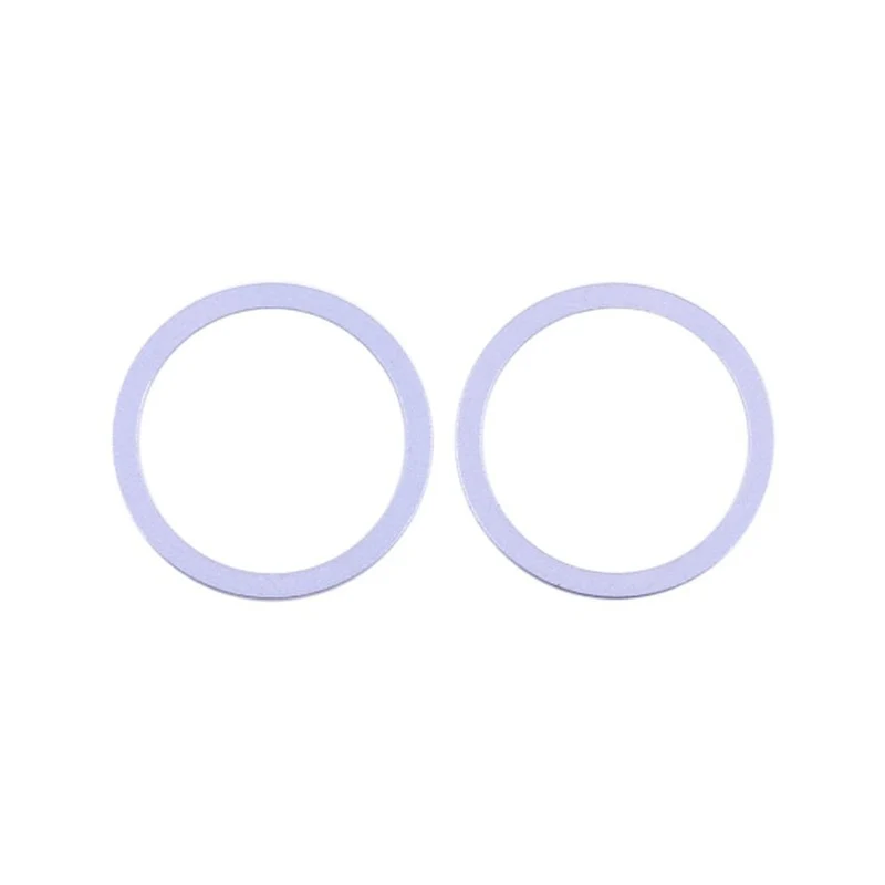 iPhone 12 Mini Linsskydd med Metallram 2 pack - Lila