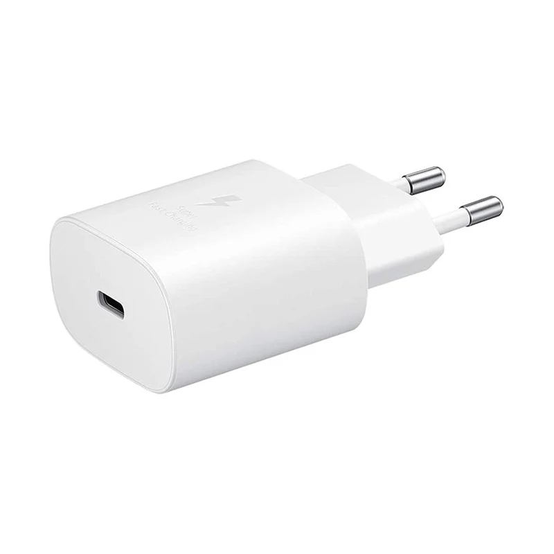 Samsung Laddare med Snabbladdning USB C 25W Adapter - Vit