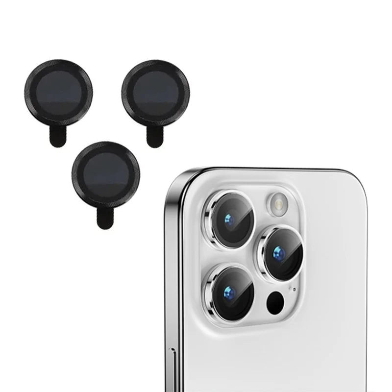 iPhone 15 Pro och iPhone 15 Pro Max Linsskydd för Kamera 3-pack