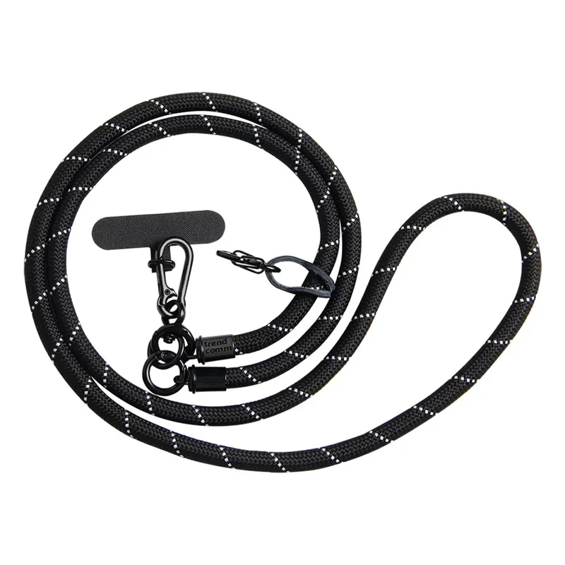 Mobilband Universal Halsband - Svart Randig