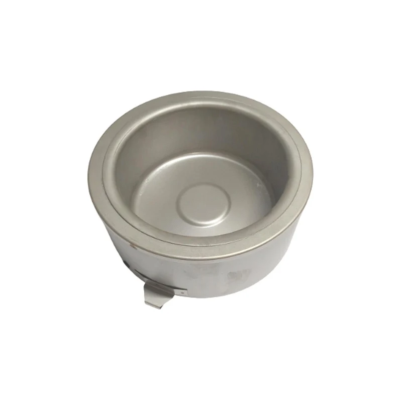 Ash container with insert, Lift-lock system