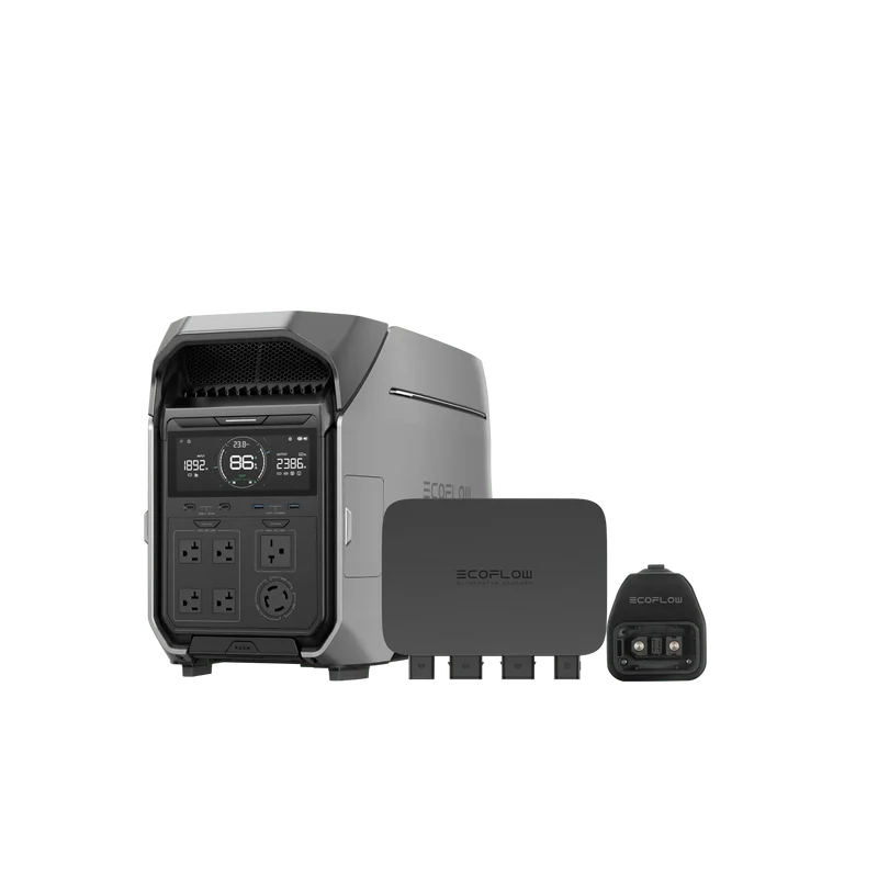 EcoFlow DELTA Pro 3 + 800W Alternator Charger + Generator Adapter