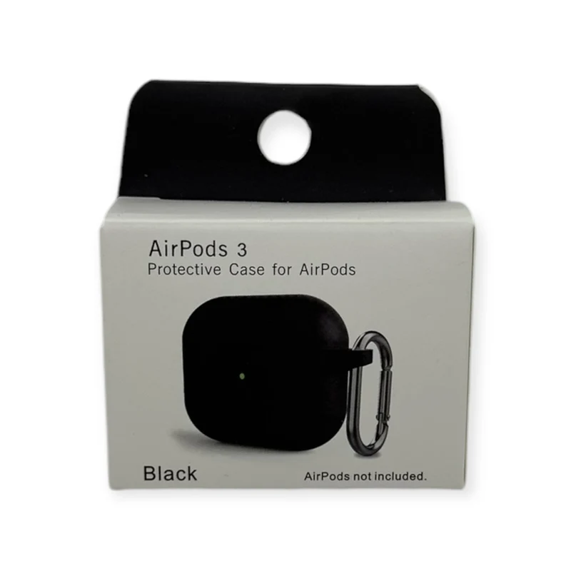 AirPods 3 New Silicone Case(black)