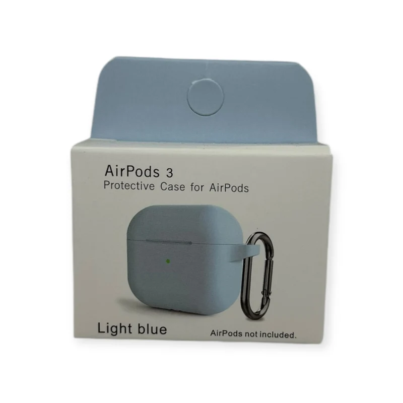 AirPods 3 New Silicone Case(Light blue)