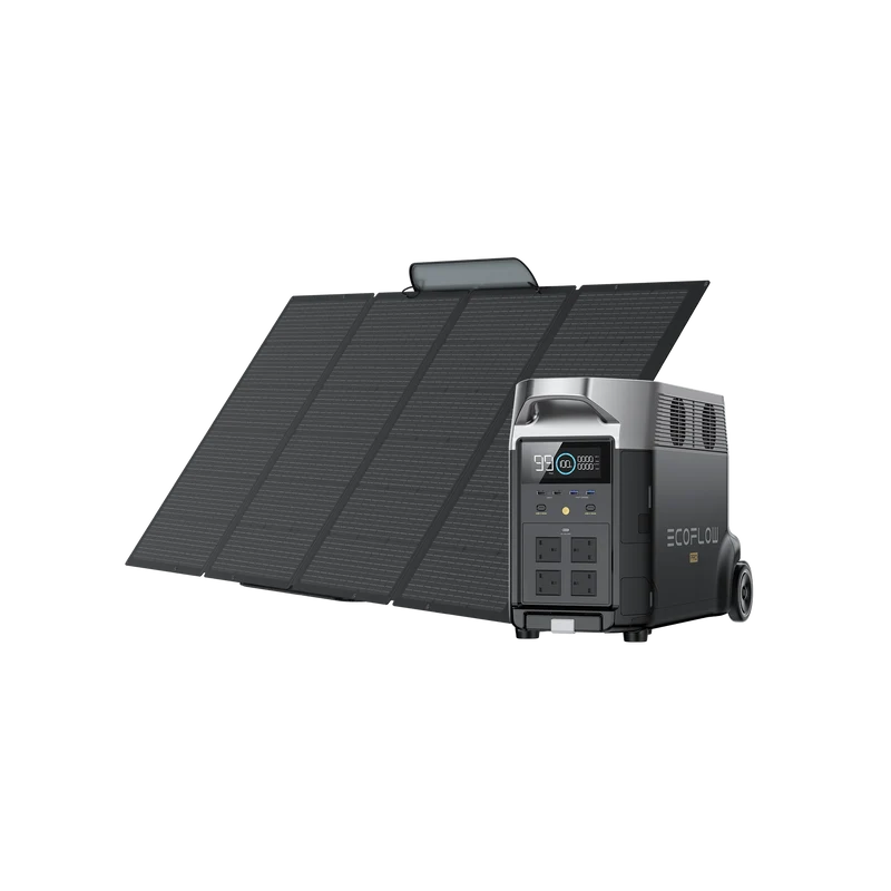 EcoFlow DELTA Pro Solar Generator (Portable PV400W)