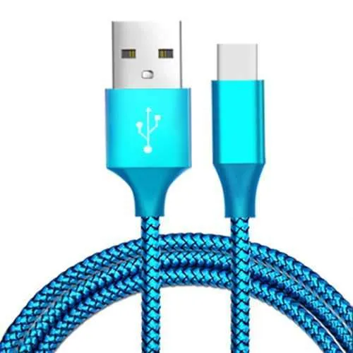 Bakeey 2.1A Nylon Braided Type-C Fast Charging Data Cable 1m/3.33ft for Xiaomi 8 Oneplus 6 Honor 10
