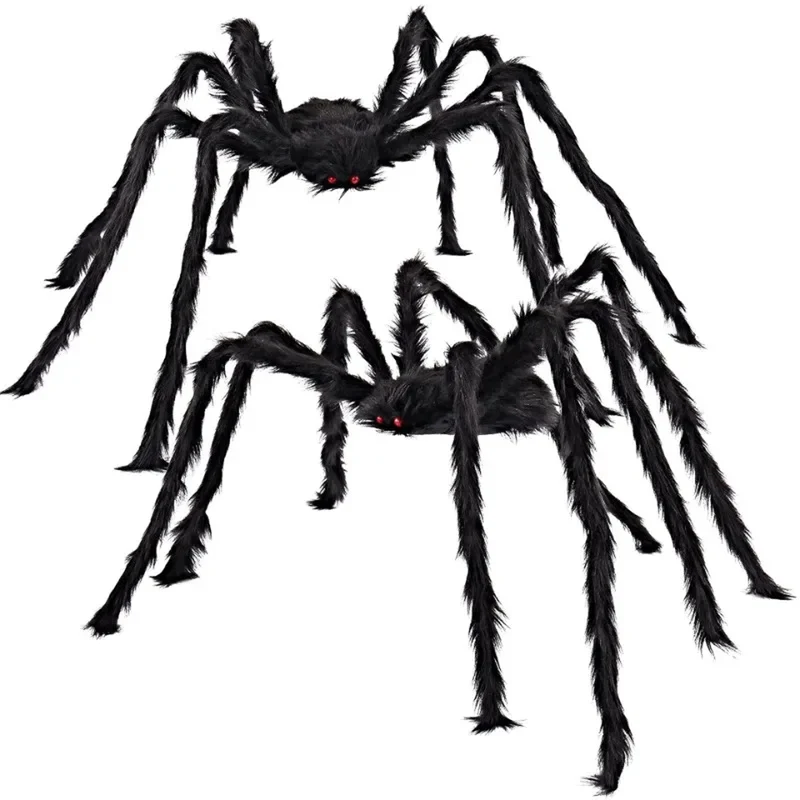 Giant Plush Spider Decoration