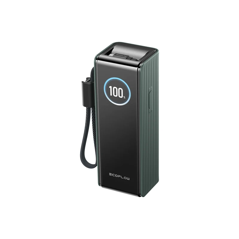 EcoFlow RAPID (25000 mAh, 170 W) – Inbyggda kablar – Powerbank