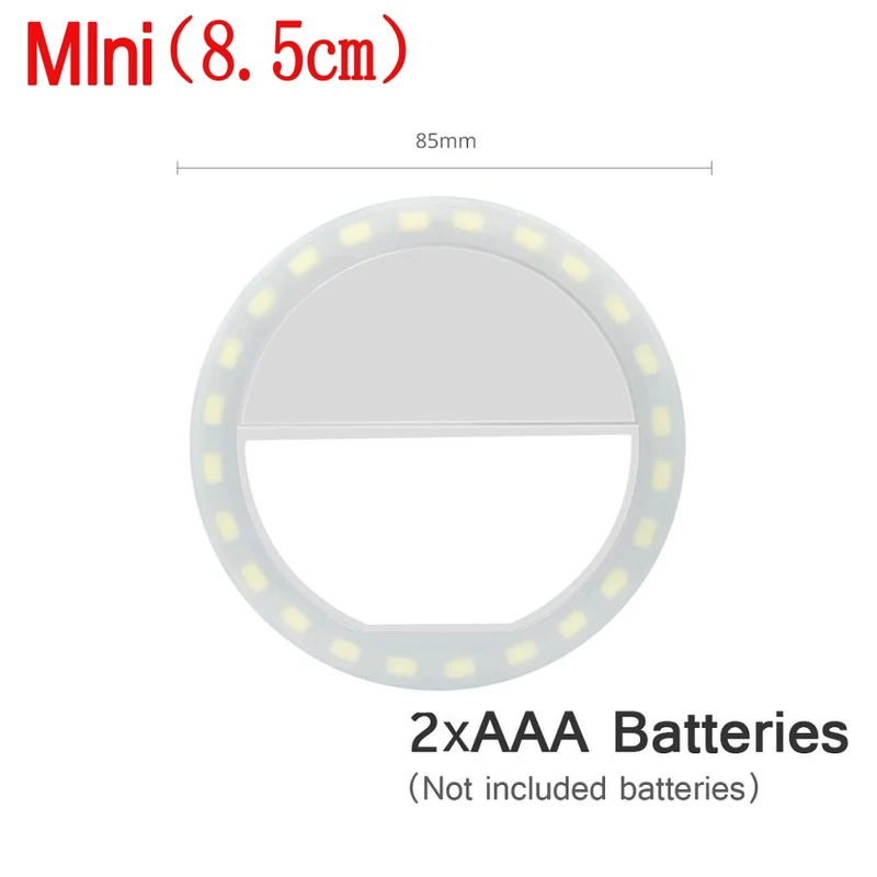 Led Selfie Lamp Ring Novelty Makeup Lightings