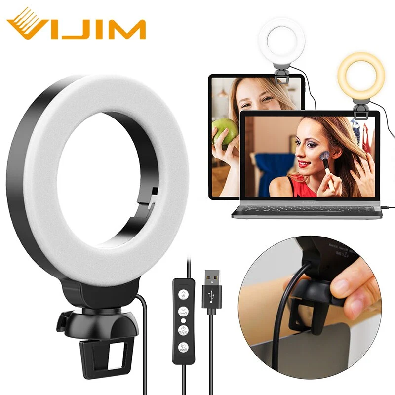 Ulanzi VIJIM CL06 4''/10cm 3200K-6500K led Ring Light