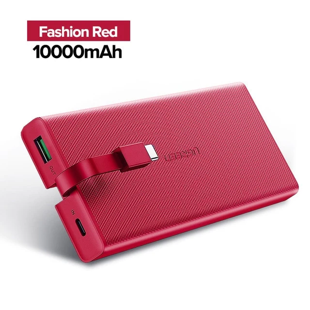 Ugreen 10000mAh Power Bank 18W Quick Charge 3.0 Powerbank External Battery Charger Pack For Xiaomi Mobile Phone Type C Poverbank