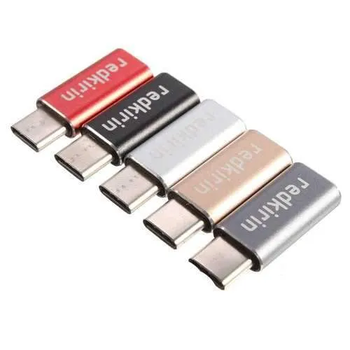 Redkirin Micro Usb to Type-c Alluminium Alloy Transfer Adapter