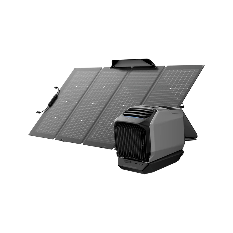 EcoFlow WAVE 2 + Add-on Battery + 220W Portable Solar Panel