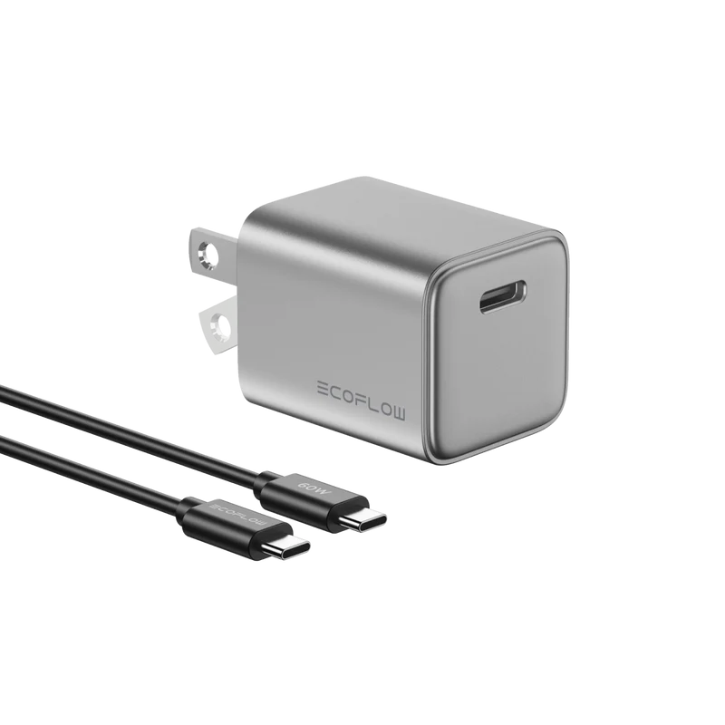 EcoFlow RAPID 30W GaN Charger with 60W Cable (Prime Day Free Gift for Members)