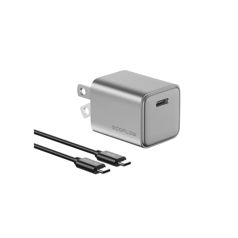 EcoFlow RAPID 20W GaN Charger with 60W Cable