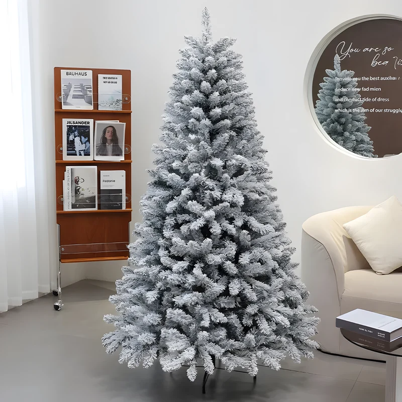 Flocked Christmas Tree