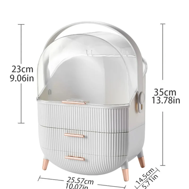 Transparent Cosmetic Storage Box