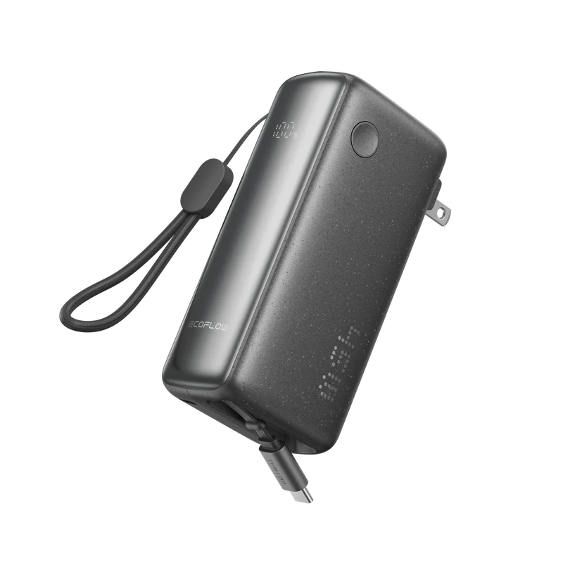 EcoFlow RAPID 3-in-1 Power Bank (10K, 45W, Retractable Cable & AC Plug)
